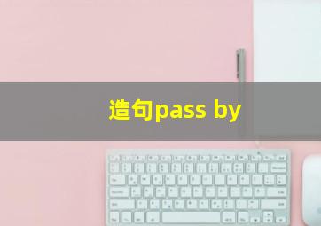 造句pass by